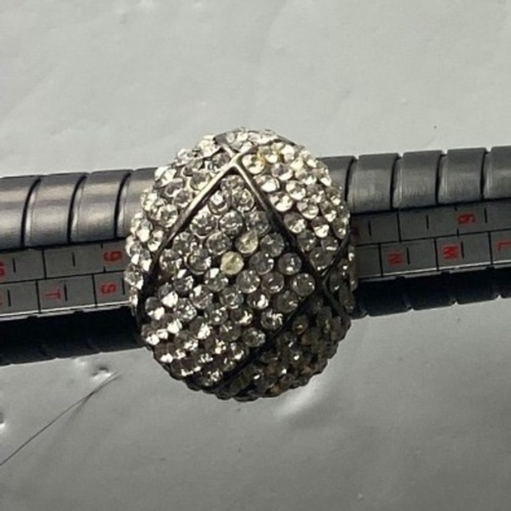 Sparkling Statement Cocktail Ring Rhinestone Pave… - image 1